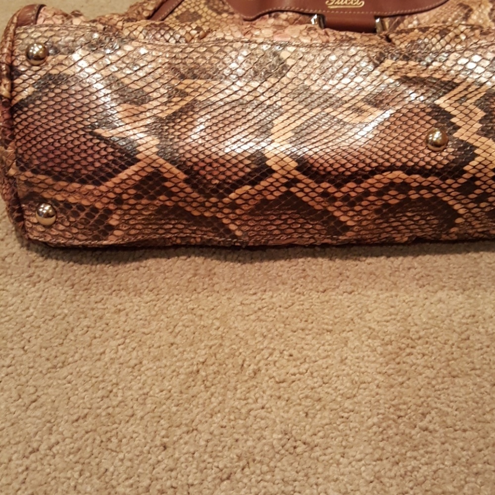 Authentic Gucci Tote. Python. - image 6